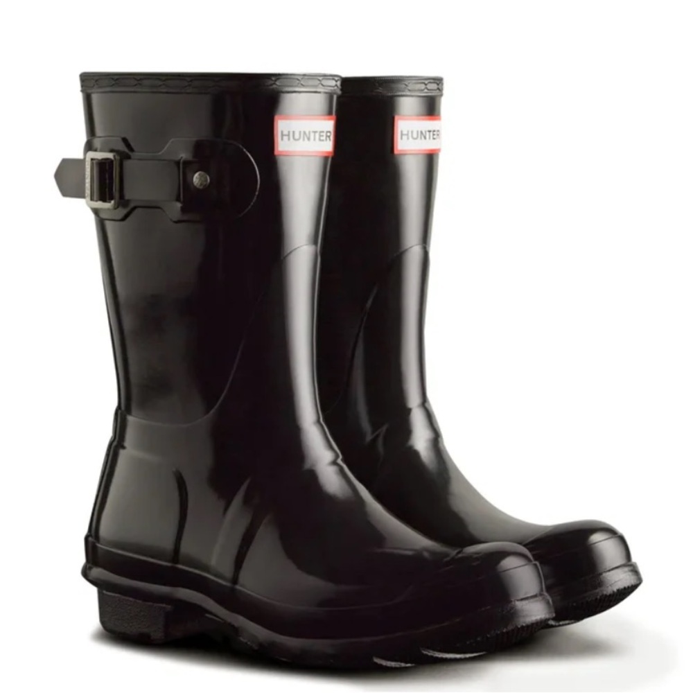 HUNTER short gloss rain boots